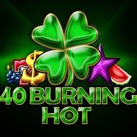 40 Burning Hot logo by Amusnet Interactive at Instaspin Casino40 Burning Hot