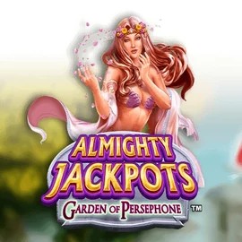 Almighty Jackpots: Garden of Persephone casino game by Novomatic – featured logo at Instaspin Casino