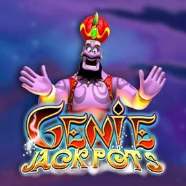 Genie Jackpots online game logo by Blueprint Gaming on insta-spins.co.nl