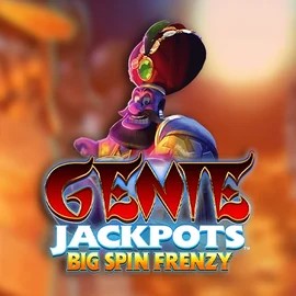 Genie Jackpots: Big Spin Frenzy slot logo by Blueprint Gaming at Instaspin Casino