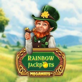 Rainbow Jackpots Megaways logo by Red Tiger Gaming at Instaspin Casino