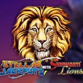 Stellar Jackpots with Serengeti Lions slot visual from Lightning Box Game available on insta-spins.co.nl