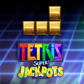 Tetris Super Jackpots casino game by WMS – featured logo at Instaspin Casino